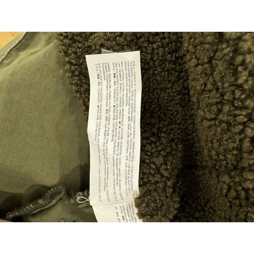 NWT Desigual Flix 2 In 1 Military Parka Jacket Sequins Size 32 Detach Line Small - Picture 14 of 16